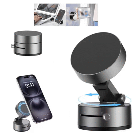 Magnetic Suction Phone Holder – Foldable, Adjustable & Hands-Free
