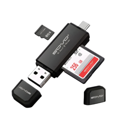 SOU-373 Click Series Type-C OTG Card Reader – High-Speed Data Transfer Adapter